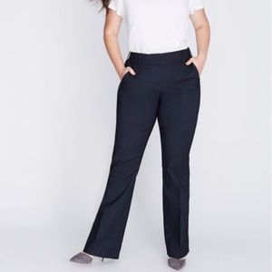 Lane Bryant Allie navy boot leg pant- navy size 20
